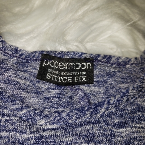 PAPERMOON Laurenza Lace Knit Zippered Top - Picture 2 of 4